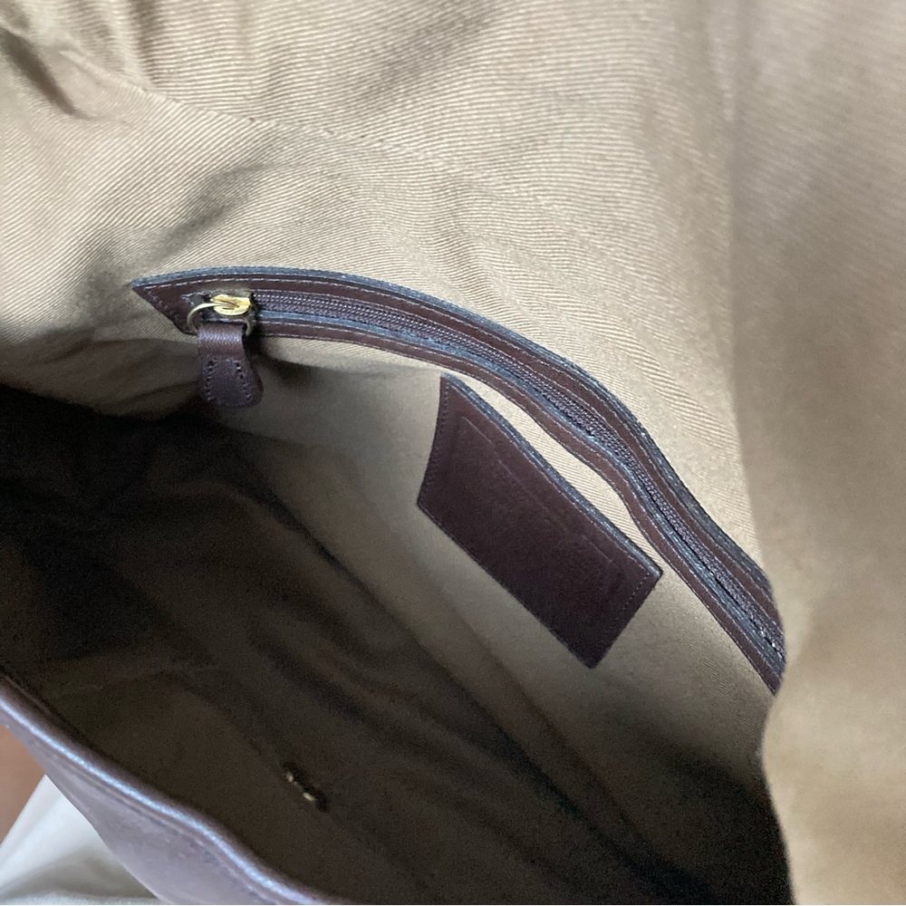 Vintage Coach Legacy 9718 Saddle Bag | 1990s Glove-Tanned Leather Rich Mahogany - Picture 7 of 9